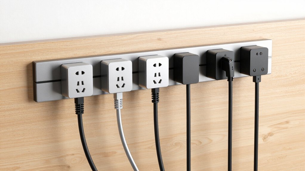 top under desk power strips