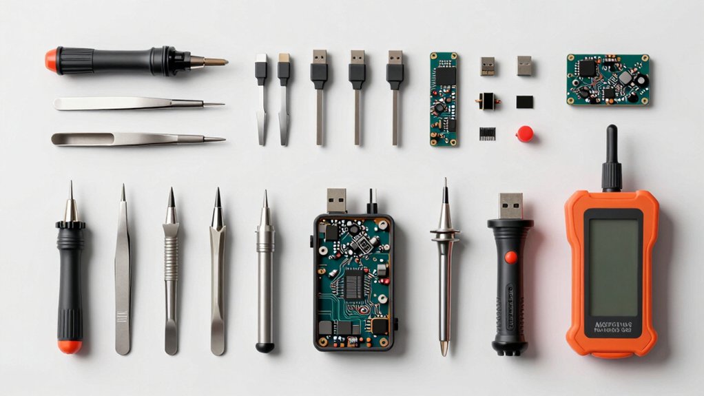 usb repair kit considerations connectors soldering shielding quantity
