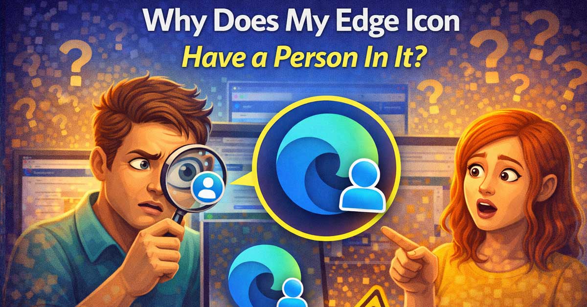 why-does-my-edge-icon-have-a-person-in-it