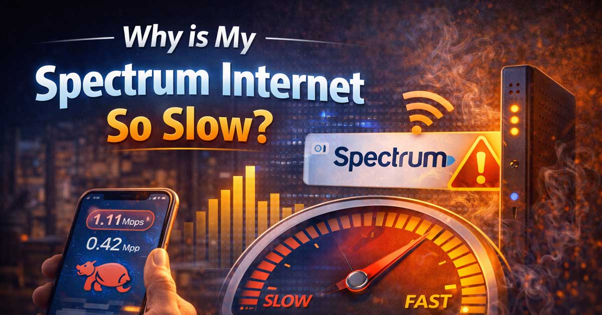 why is my spectrum internet so slow