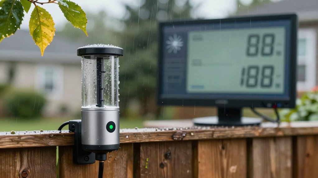 wireless rain gauge considerations range self emptying displays alarms