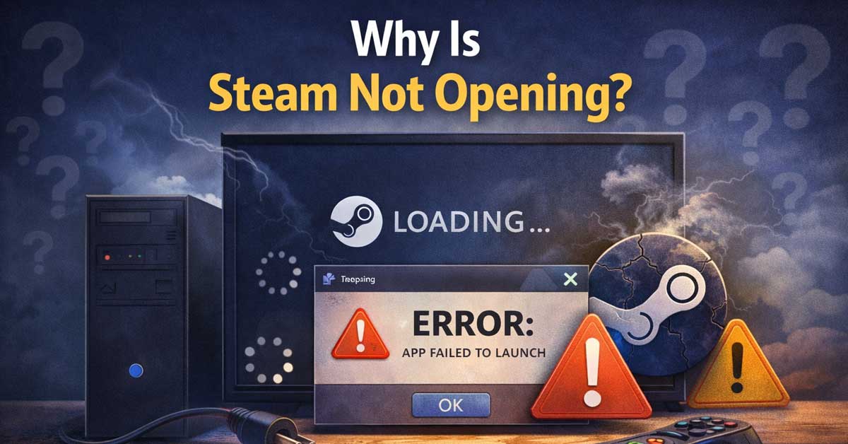 Why Is Steam Not Opening
