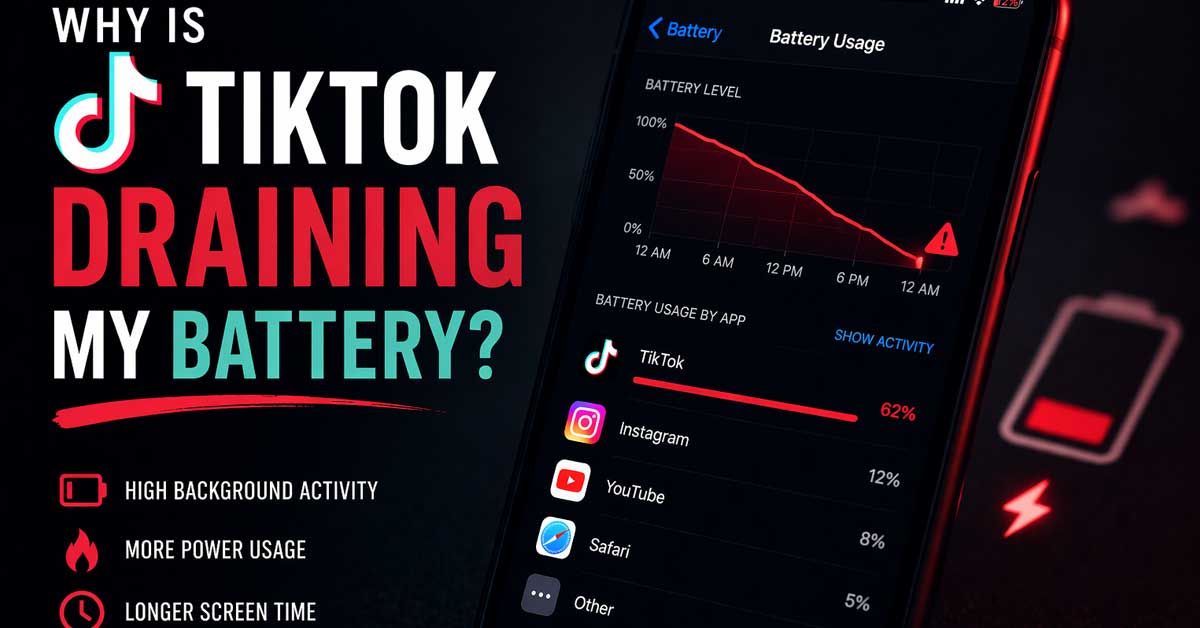 Why Is TikTok Draining My Battery