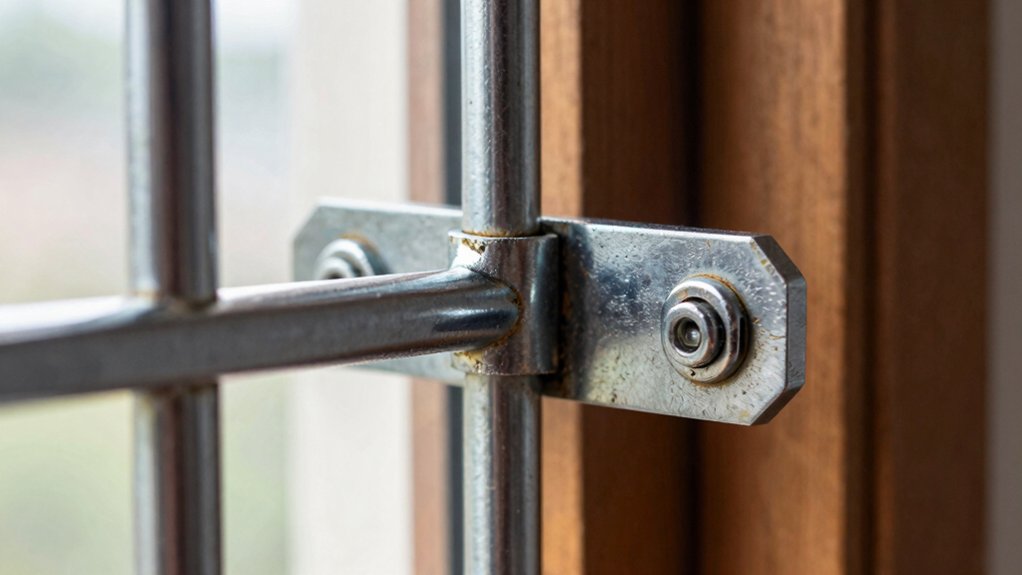 adjustable sturdy window bar features