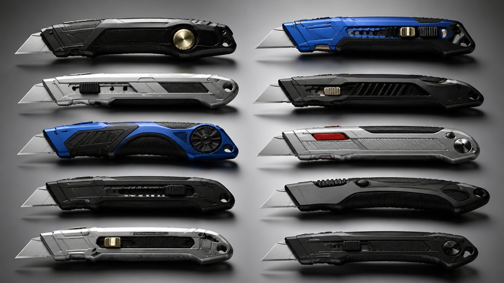 automatic retractable utility knife roundup