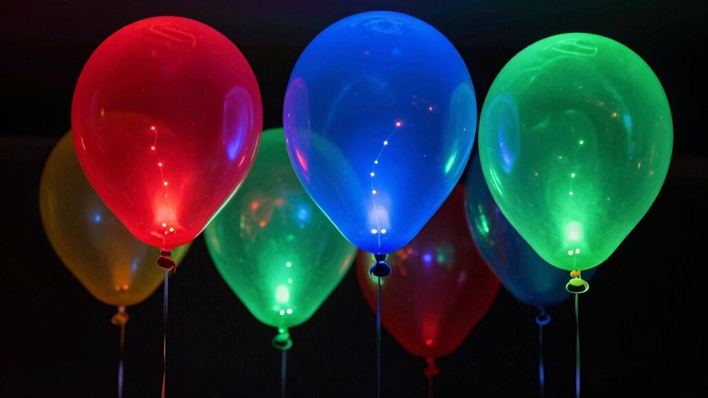 battery lit balloon lighting considerations
