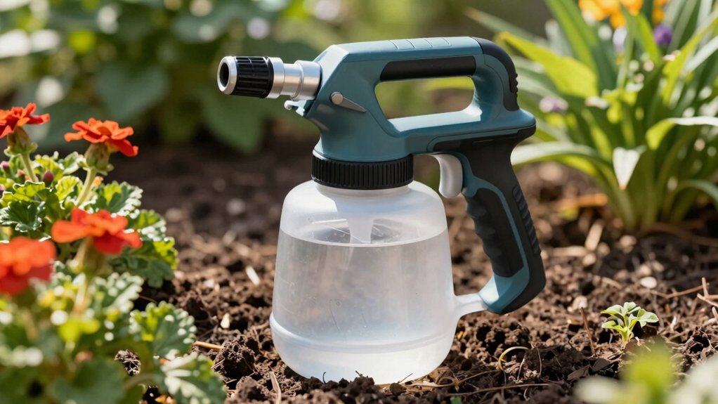 battery powered sprayer capacity size patterns