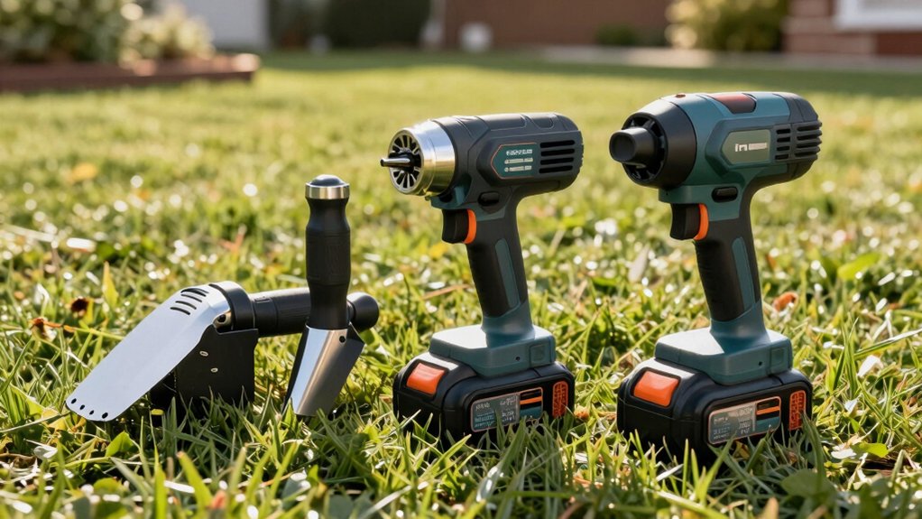 battery weed wacker specs match yard size