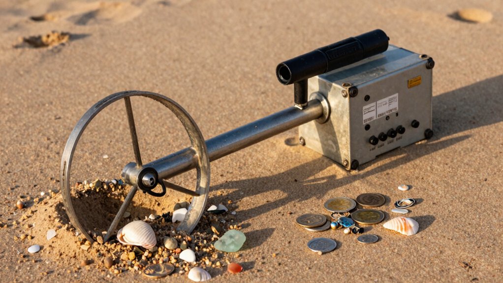 beach detector waterproof depth modes usability