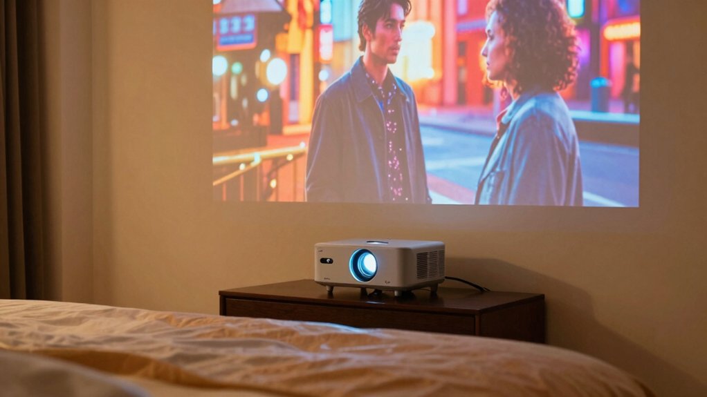 bedroom projector recommendations for movies