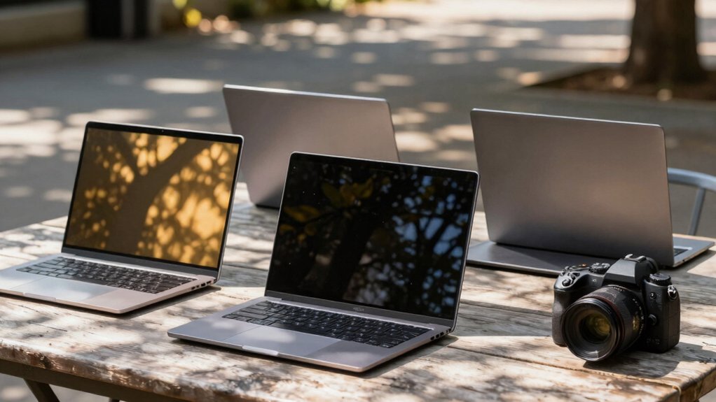 best laptops for outdoors brightness