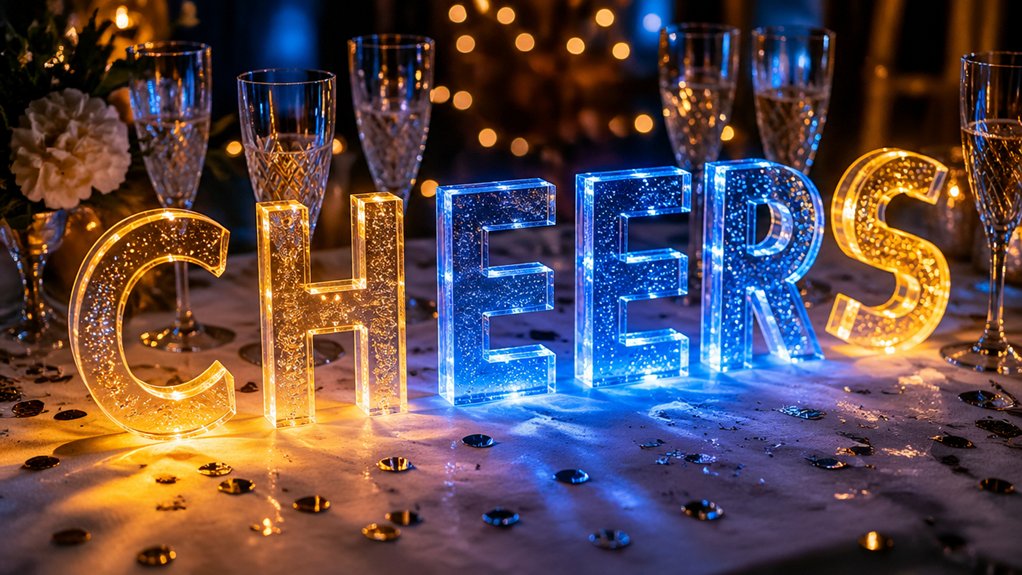 best light up letter d cor