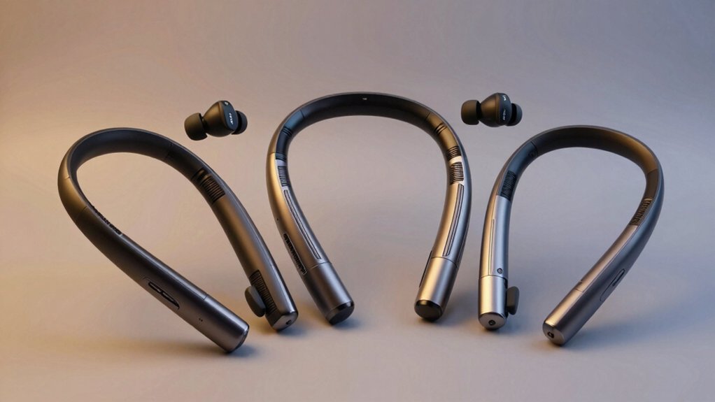 best retractable neckband earbuds stay put