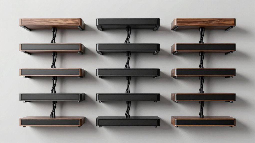 best soundbar shelves with cables