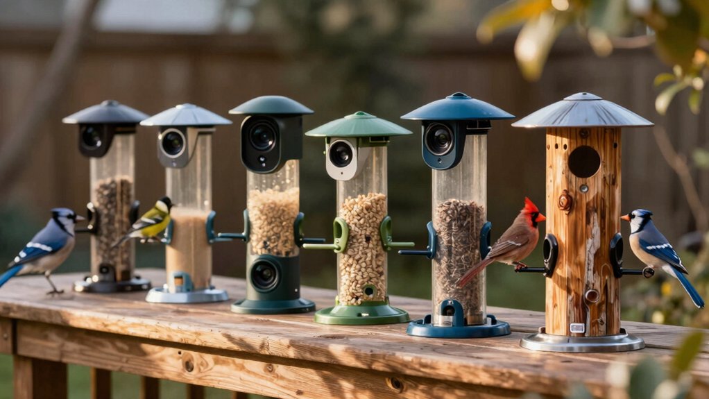 bird feeders with wifi camera access