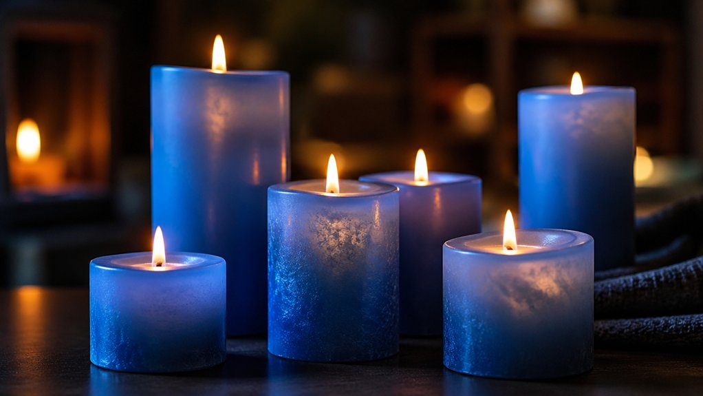 blue led candle considerations battery life safety modes placement