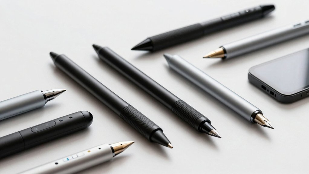 bluetooth stylus compatibility battery pressure palm rejection