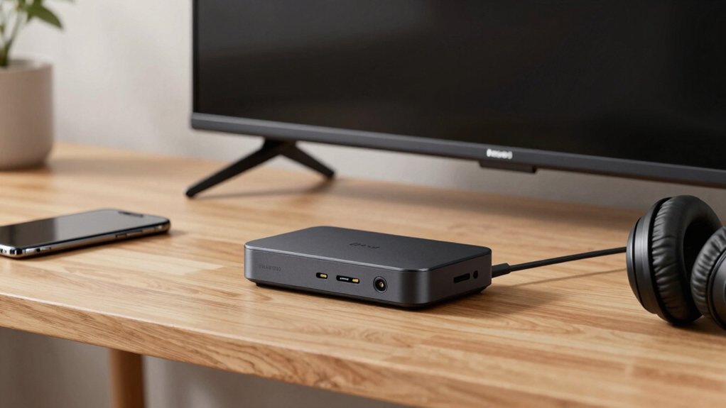 bluetooth tv transmitter codecs range battery ports