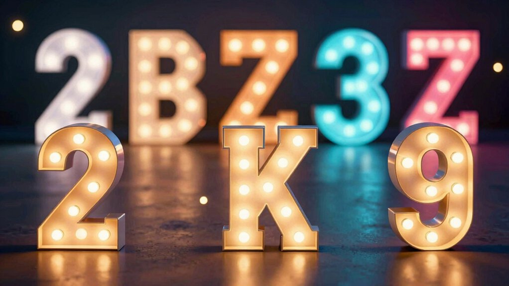 bright led marquee letters