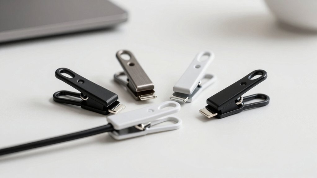 cable clip roundup for desk organization