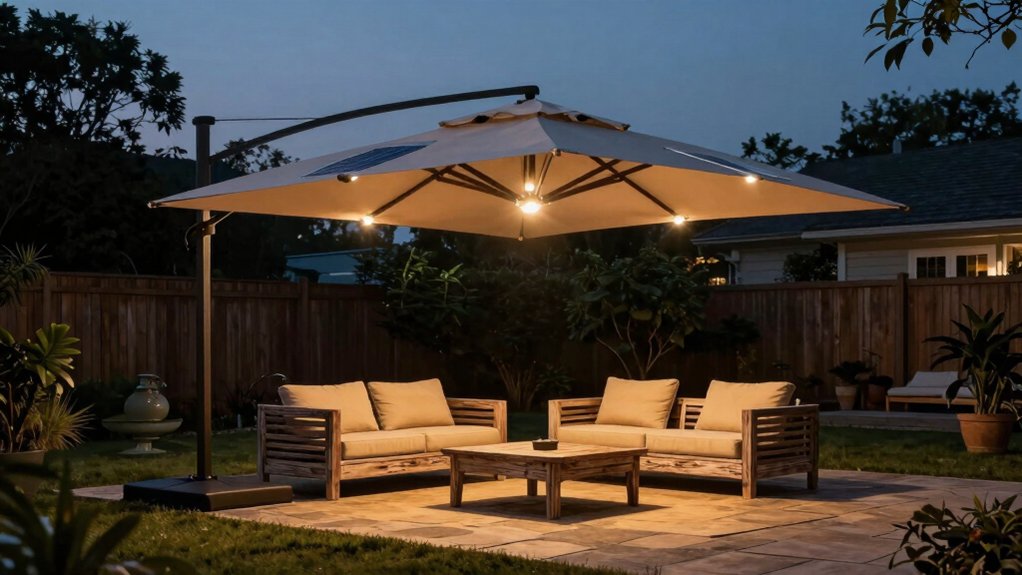 canopy size solar efficiency led distribution durability