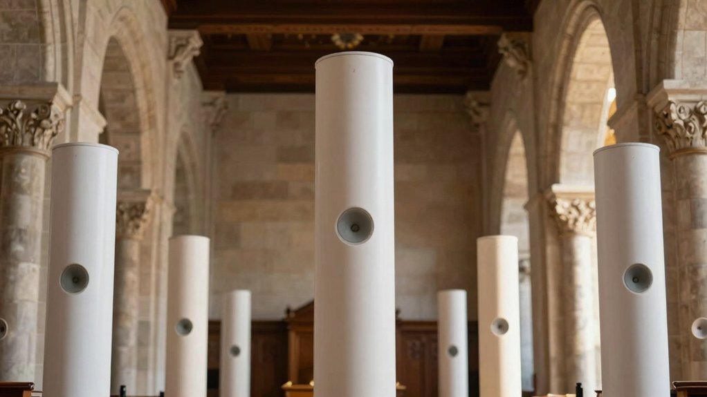 church column speakers quality impedance coverage durability