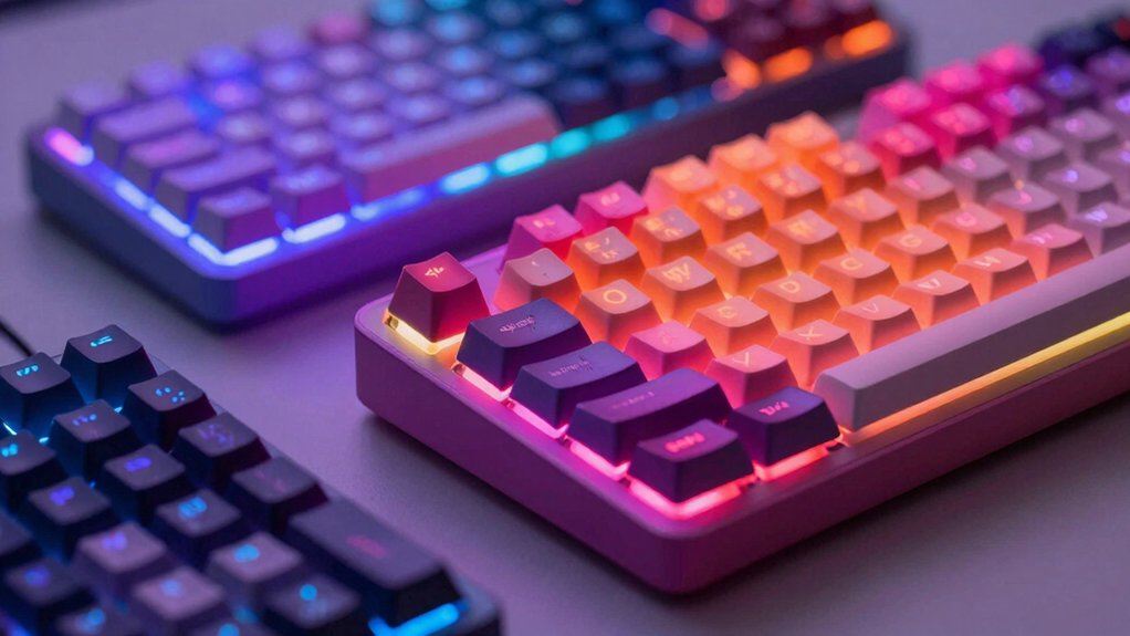 colorful keyboards durability comfort connectivity compatibility