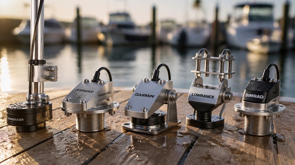 depth finder transducer mounts best casts
