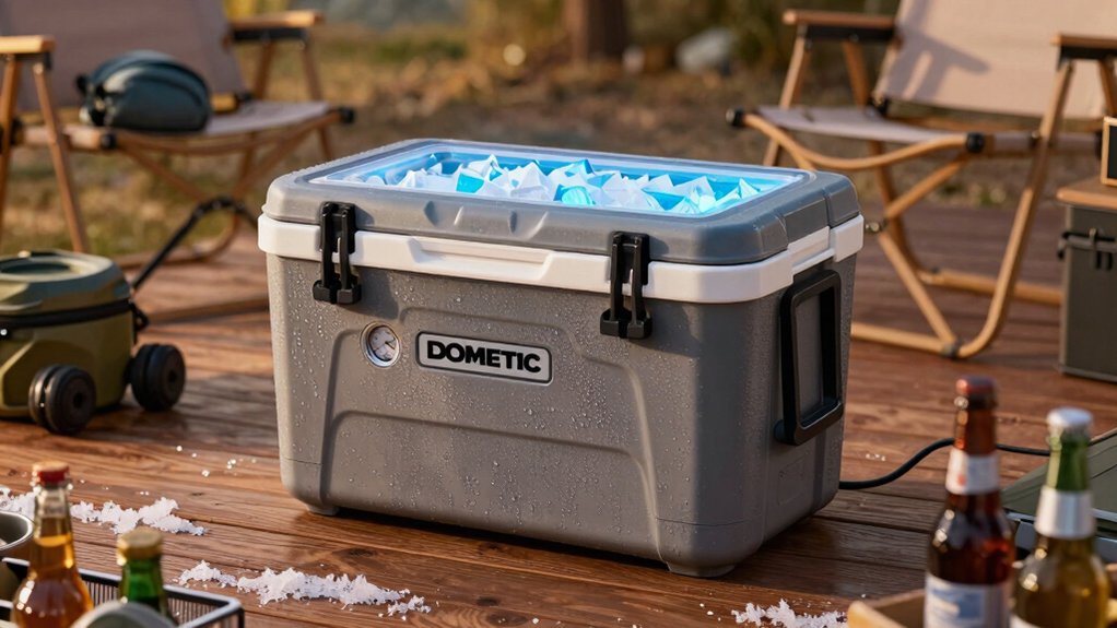 dometic cooler capacity power temp protection