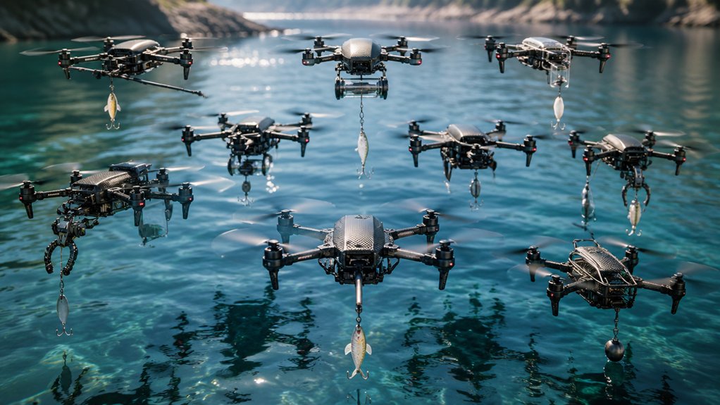 drone bait release systems