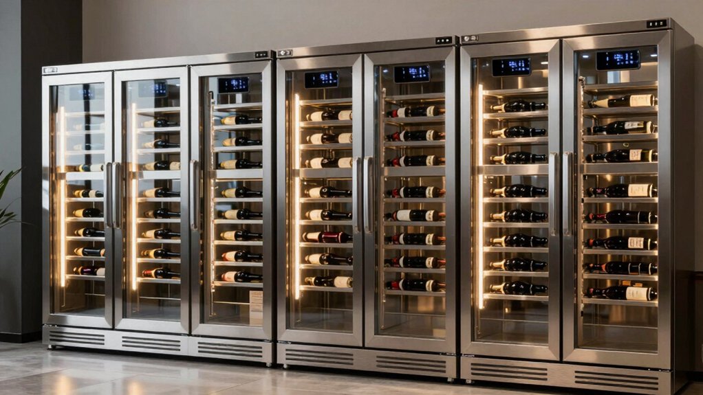 dual zone built in wine towers