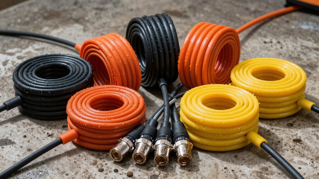 durable waterproof outdoor extension cables