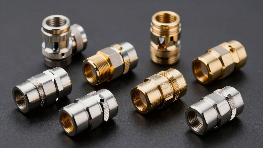 eight starlink cable couplers secure connections