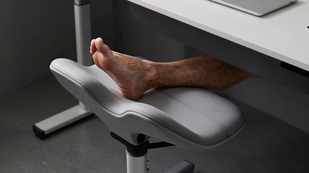 ergonomic footrest adjustable sturdy supportive