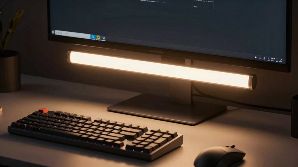 eye care monitor light bar features