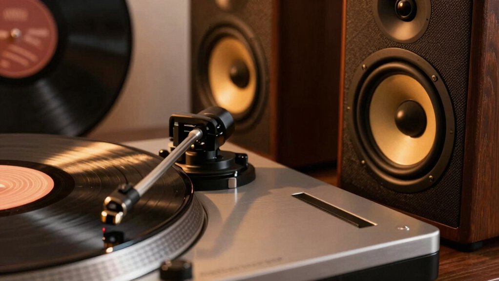 factors for built in speaker record players