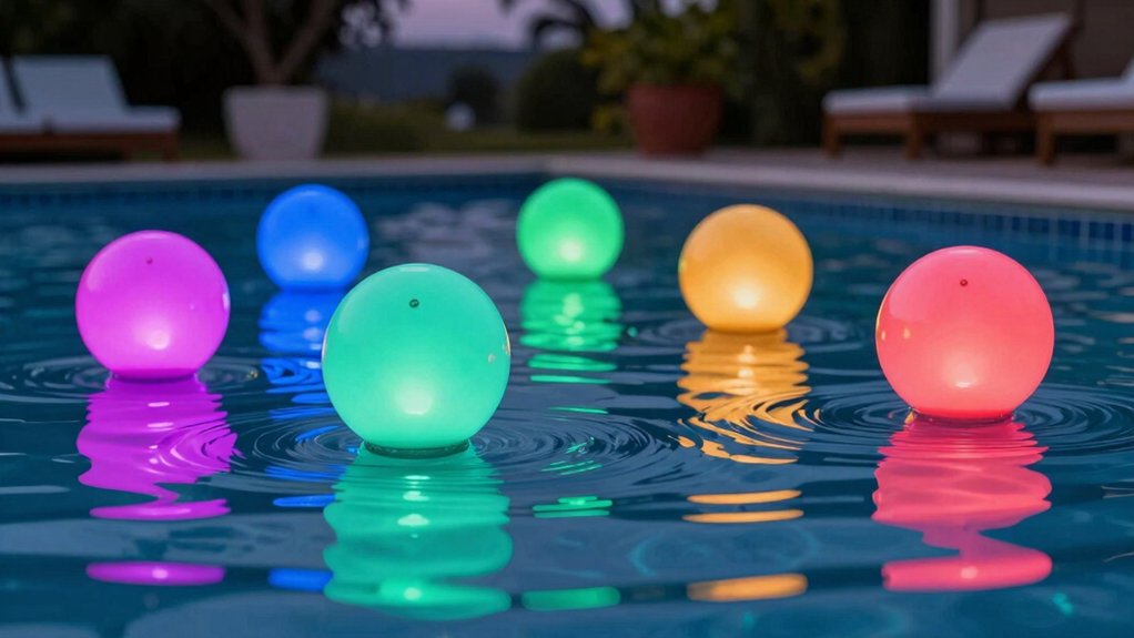 five best light up floating pool balls