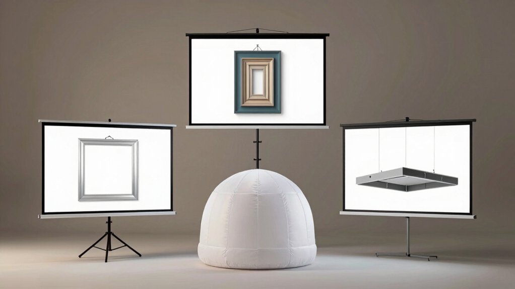 five best portable projection screens