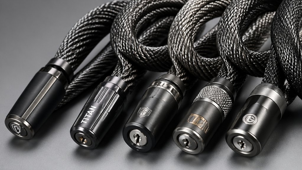 five best secure bike lock cables