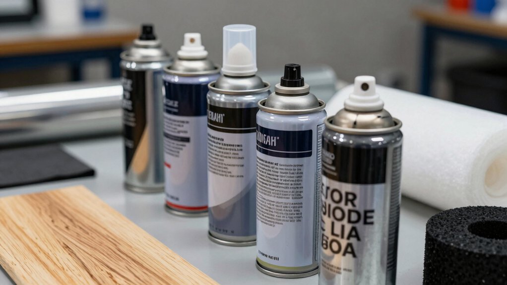 five factor comparison for heavy duty spray adhesive