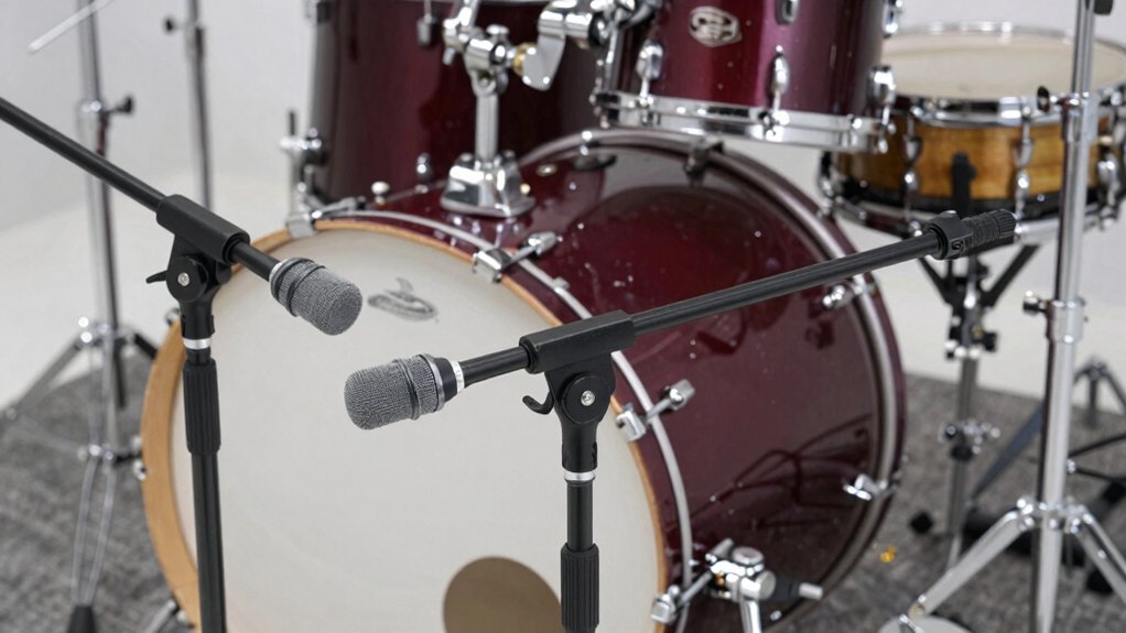 five factors for bass drum mic stands