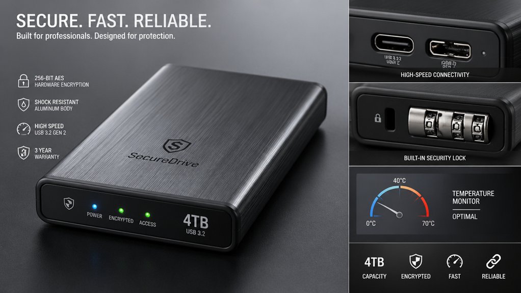 five factors for encrypted drives