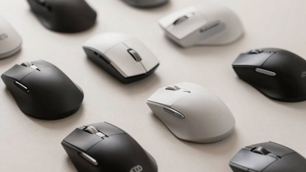 five factors for horizontal scroll mice