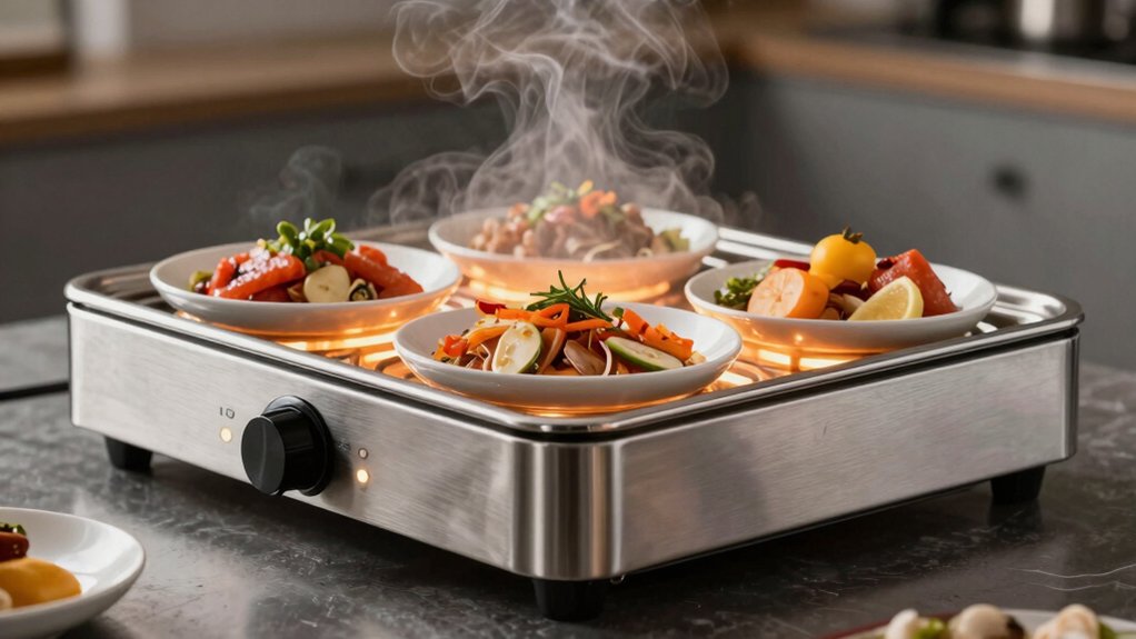 five factors for warming trays