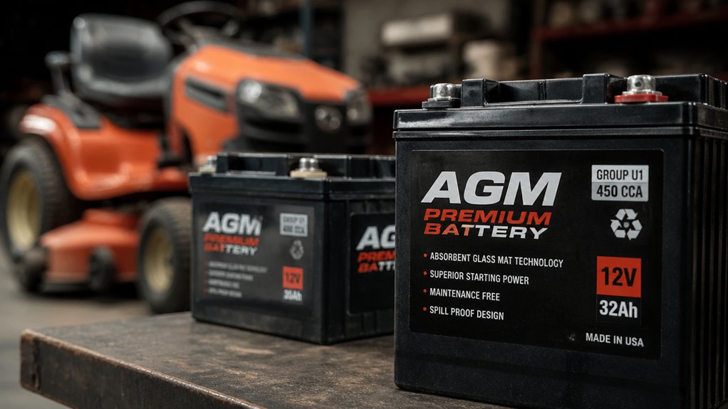 five key agm battery factors for riding mowers