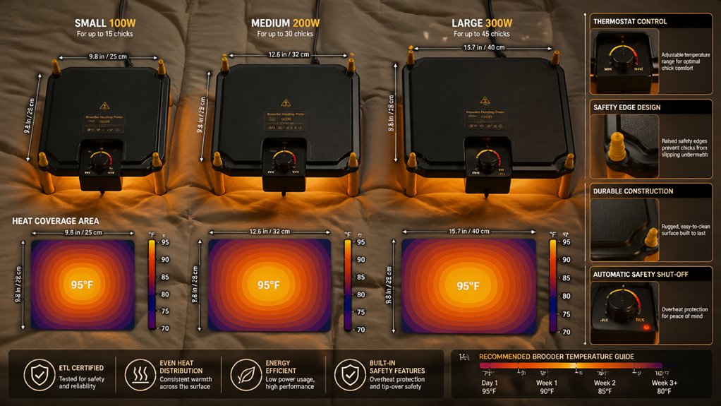 five key brooder plate factors
