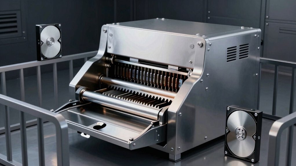 five key data destruction criteria