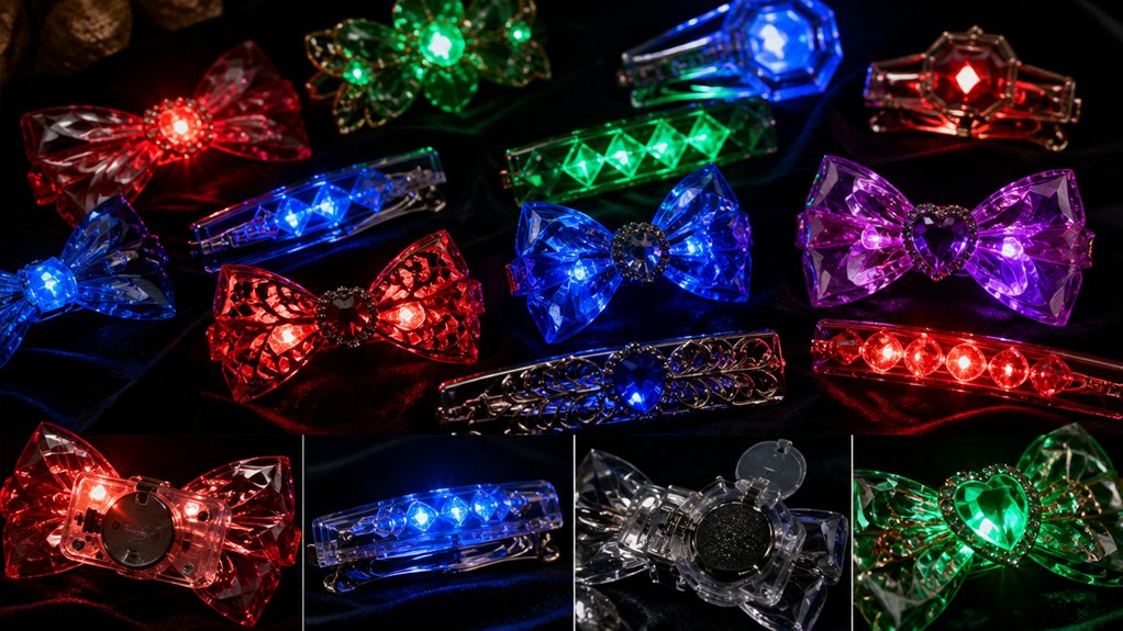 five key led hair clip factors