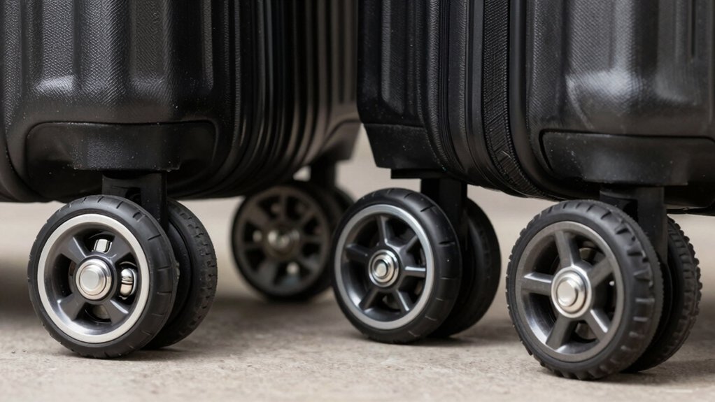 five key luggage wheel factors