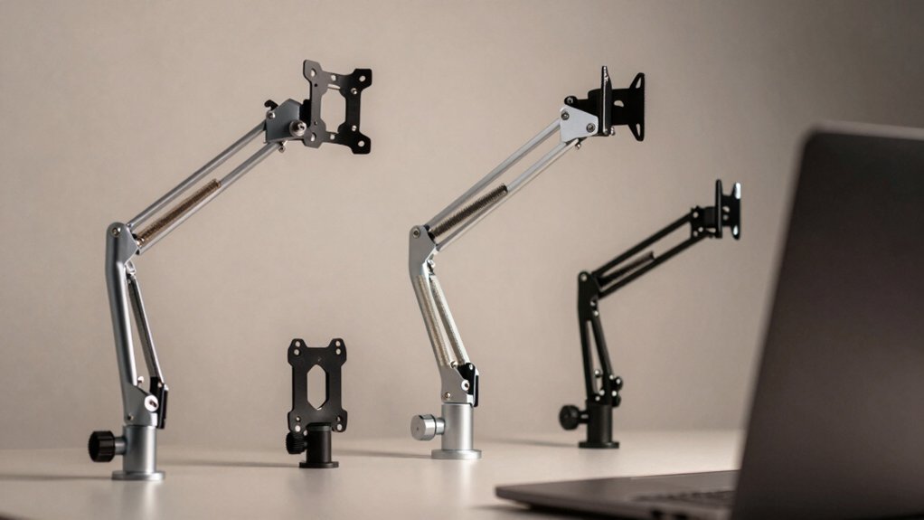 five laptop tray mounts showcased